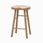 1/6/11 Pieces Modern Rectangle Pub Table Set Wooden Counter Table with Backless Stools Wood 30"H Stool (Single) Clearhalo 'Bar Furniture' 'furn' 'furn_home_bar_bar_sets' 'Furniture' 'Home Bars & Bar Sets' 'home_bar_bar_sets' 'Kitchen & Dining Furniture' 5797025