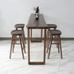 Modern Bar Table Set 1/2/4/5 Pieces Rectangle Bar Table with Wooden High Stools Clearhalo 'Bar Furniture' 'furn' 'furn_home_bar_bar_sets' 'Furniture' 'Home Bars & Bar Sets' 'home_bar_bar_sets' 'Kitchen & Dining Furniture' 5797060