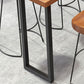 1/2/7 Pieces Modern Rectangle Pub Table Set Wooden Counter Table with Backless Stools Clearhalo 'Bar Furniture' 'furn' 'furn_home_bar_bar_sets' 'Furniture' 'Home Bars & Bar Sets' 'home_bar_bar_sets' 'Kitchen & Dining Furniture' 5797098