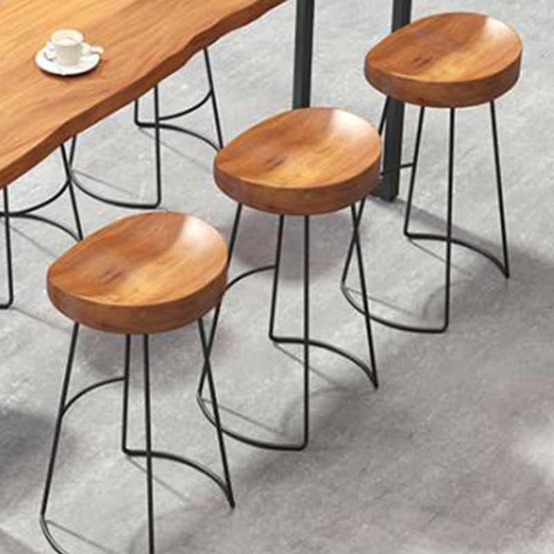 1/2/7 Pieces Modern Rectangle Pub Table Set Wooden Counter Table with Backless Stools Clearhalo 'Bar Furniture' 'furn' 'furn_home_bar_bar_sets' 'Furniture' 'Home Bars & Bar Sets' 'home_bar_bar_sets' 'Kitchen & Dining Furniture' 5797100