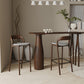Ensemble de Table de pub rectangulaire moderne, 1/3 pièces, comptoir en bois de pin avec tabourets hauts