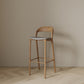 Ensemble de Table de pub rectangulaire moderne, 1/3 pièces, comptoir en bois de pin avec tabourets hauts