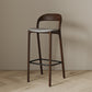 Ensemble de Table de pub rectangulaire moderne, 1/3 pièces, comptoir en bois de pin avec tabourets hauts