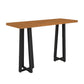 Modern Rectangular Pub Table Set 1/2/3 Pieces Wooden Counter Table with Backless Stools Wood 94"L x 24"W Clearhalo 'Bar Furniture' 'furn' 'furn_home_bar_bar_sets' 'Furniture' 'Home Bars & Bar Sets' 'home_bar_bar_sets' 'Kitchen & Dining Furniture' 5797170