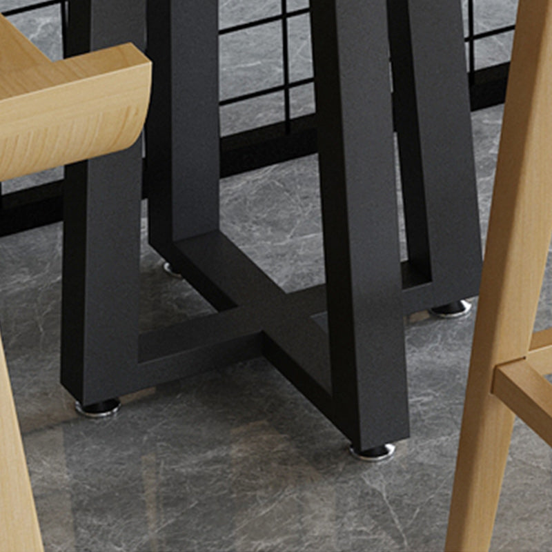 Modern Rectangular Pub Table Set 1/2/3 Pieces Wooden Counter Table with Backless Stools Clearhalo 'Bar Furniture' 'furn' 'furn_home_bar_bar_sets' 'Furniture' 'Home Bars & Bar Sets' 'home_bar_bar_sets' 'Kitchen & Dining Furniture' 5797172
