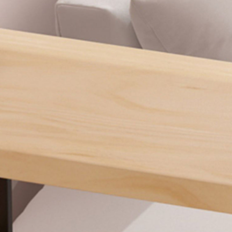 Ensemble de table de bistro rectangulaire moderne, 1/3 pièces, comptoir en bois avec tabourets hauts