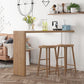 1/4 Pieces Modern Rectangular Pub Table Set Wooden Counter Table with Backless Stools Clearhalo 'Bar Furniture' 'furn' 'furn_home_bar_bar_sets' 'Furniture' 'Home Bars & Bar Sets' 'home_bar_bar_sets' 'Kitchen & Dining Furniture' 5797236