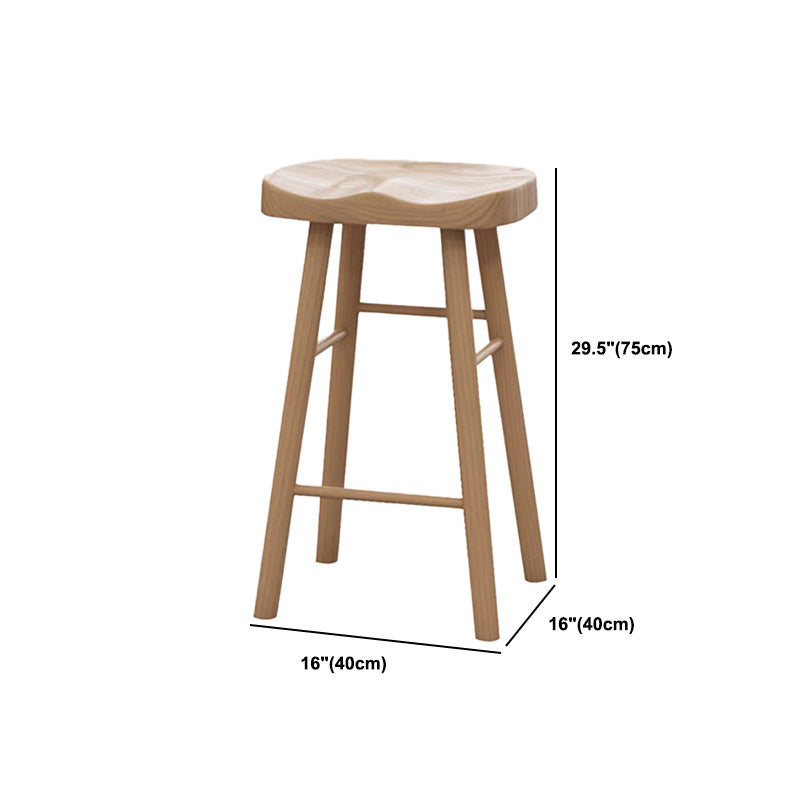 1/4 Pieces Modern Rectangular Pub Table Set Wooden Counter Table with Backless Stools Clearhalo 'Bar Furniture' 'furn' 'furn_home_bar_bar_sets' 'Furniture' 'Home Bars & Bar Sets' 'home_bar_bar_sets' 'Kitchen & Dining Furniture' 5797237
