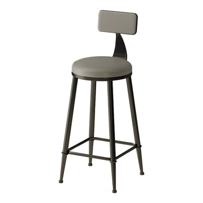 Modern 1/3 Pieces Bar Table Set Rectangle Stone Counter Table with Stools for Living Room Grey 30"H Stool (Single) Clearhalo 'Bar Furniture' 'furn' 'furn_home_bar_bar_sets' 'Furniture' 'Home Bars & Bar Sets' 'home_bar_bar_sets' 'Kitchen & Dining Furniture' 5797247
