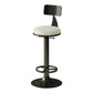 Modern 1/3 Pieces Bar Table Set Rectangle Stone Counter Table with Stools for Living Room White 26"H Stool (Single) Clearhalo 'Bar Furniture' 'furn' 'furn_home_bar_bar_sets' 'Furniture' 'Home Bars & Bar Sets' 'home_bar_bar_sets' 'Kitchen & Dining Furniture' 5797249