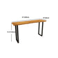 Juego de mesa de Pub rectangular Industrial de 1/5/7 piezas, mesa de mostrador de madera con taburetes sin respaldo