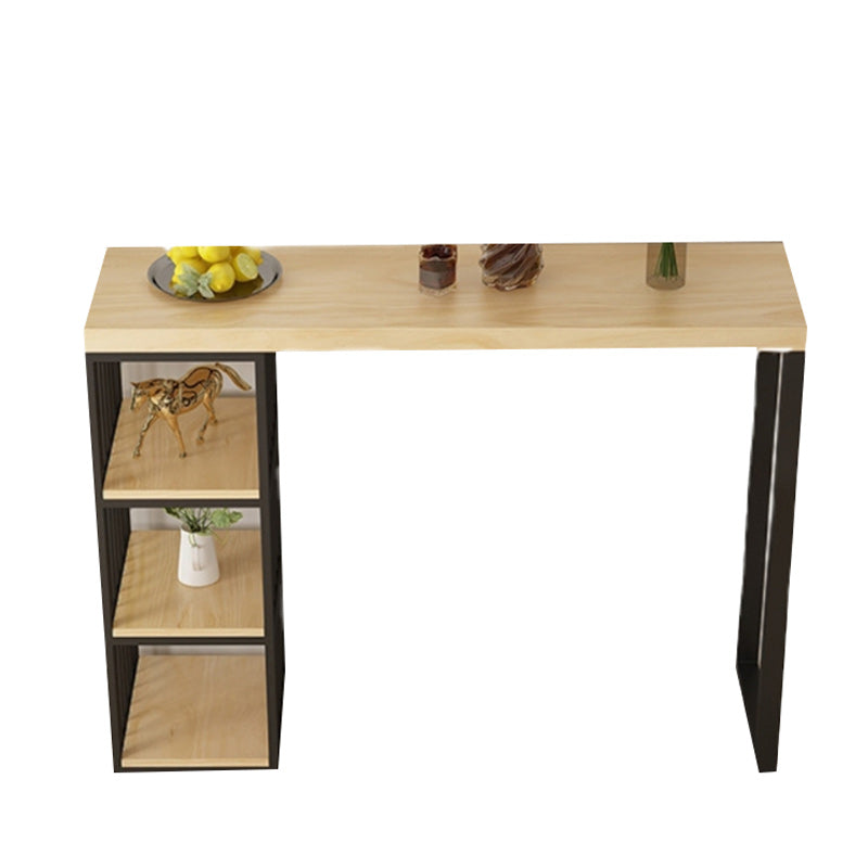 Modern Rectangular 1/3 Pieces Pub Table Set Wooden Counter Table with High Stools Clearhalo 'Bar Furniture' 'furn' 'furn_home_bar_bar_sets' 'Furniture' 'Home Bars & Bar Sets' 'home_bar_bar_sets' 'Kitchen & Dining Furniture' 5797306