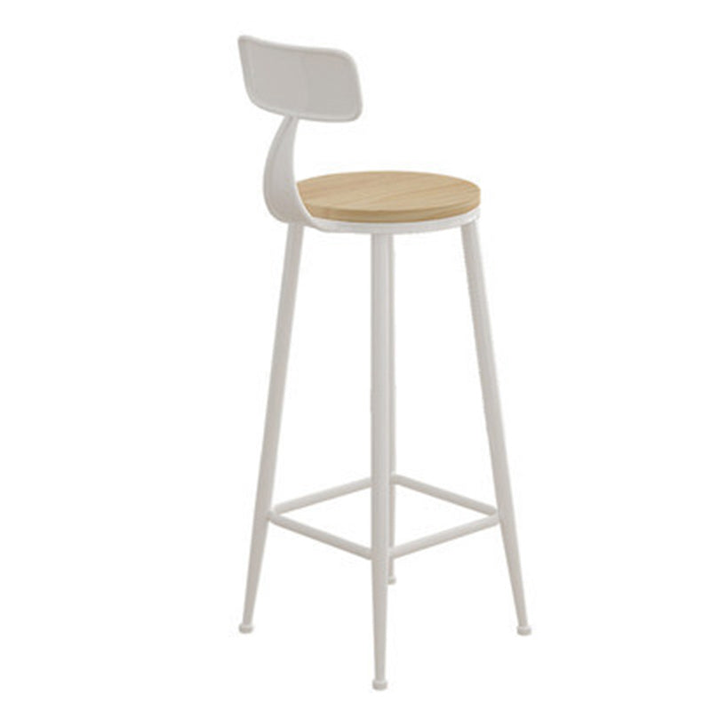 Modern Rectangular 1/3 Pieces Pub Table Set Wooden Counter Table with High Stools White 30"H Stool (Single) Clearhalo 'Bar Furniture' 'furn' 'furn_home_bar_bar_sets' 'Furniture' 'Home Bars & Bar Sets' 'home_bar_bar_sets' 'Kitchen & Dining Furniture' 5797309