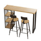 Modern Rectangular 1/3 Pieces Pub Table Set Wooden Counter Table with High Stools Clearhalo 'Bar Furniture' 'furn' 'furn_home_bar_bar_sets' 'Furniture' 'Home Bars & Bar Sets' 'home_bar_bar_sets' 'Kitchen & Dining Furniture' 5797312