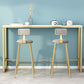 Glam Style 1/2/3 Pieces Sintered Stone Bar Table Set Fixed Table Counter Set 3 Pieces: Table, 2 Stools Clearhalo 'Bar Furniture' 'furn' 'furn_home_bar_bar_sets' 'Furniture' 'Home Bars & Bar Sets' 'home_bar_bar_sets' 'Kitchen & Dining Furniture' 5797329