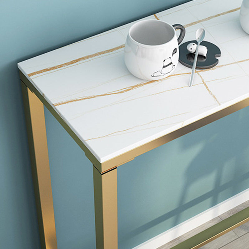 Glam Style 1/2/3 Pieces Sintered Stone Bar Table Set Fixed Table Counter Set Clearhalo 'Bar Furniture' 'furn' 'furn_home_bar_bar_sets' 'Furniture' 'Home Bars & Bar Sets' 'home_bar_bar_sets' 'Kitchen & Dining Furniture' 5797331