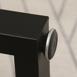 Modern Style Bar Table Set 1/2/5 Pieces Rectangle Bar Table with High Wood Stools Clearhalo 'Bar Furniture' 'furn' 'furn_home_bar_bar_sets' 'Furniture' 'Home Bars & Bar Sets' 'home_bar_bar_sets' 'Kitchen & Dining Furniture' 5797353