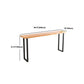Modern Style Bar Table Set 1/2/5 Pieces Rectangle Bar Table with High Wood Stools Clearhalo 'Bar Furniture' 'furn' 'furn_home_bar_bar_sets' 'Furniture' 'Home Bars & Bar Sets' 'home_bar_bar_sets' 'Kitchen & Dining Furniture' 5797361