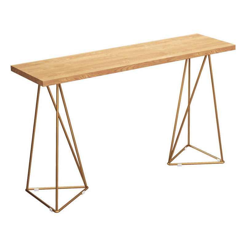 Glam Style – ensemble de Table de bar rectangulaire avec tabourets hauts en bois, 1/2/4 pièces, pour la maison