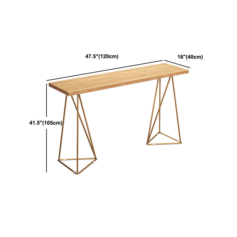 Glam Style – ensemble de Table de bar rectangulaire avec tabourets hauts en bois, 1/2/4 pièces, pour la maison