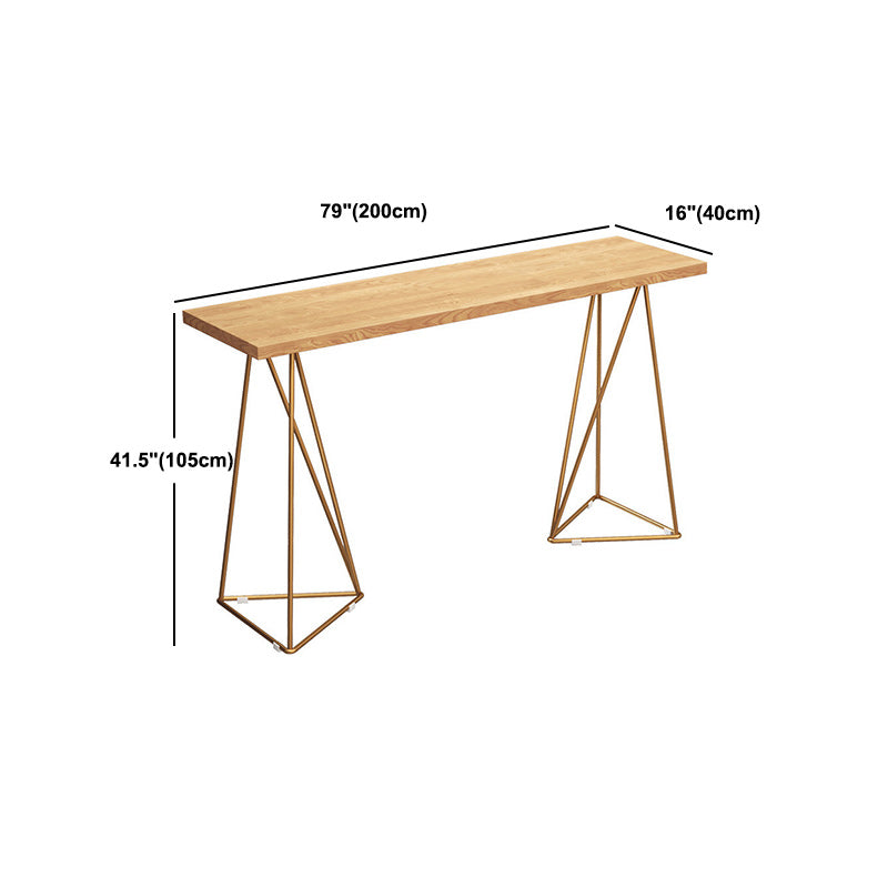 Glam Style – ensemble de Table de bar rectangulaire avec tabourets hauts en bois, 1/2/4 pièces, pour la maison