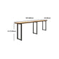 Modern Style 1/7 Pieces Bar Table Set Rectangle Pine Wood Counter Table for Balcony Clearhalo 'Bar Furniture' 'furn' 'furn_home_bar_bar_sets' 'Furniture' 'Home Bars & Bar Sets' 'home_bar_bar_sets' 'Kitchen & Dining Furniture' 5797421