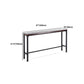 1/6/11 Pieces Industrial Rectangular Pub Table Set Solid Wood Counter Table Set Clearhalo 'Bar Furniture' 'furn' 'furn_home_bar_bar_sets' 'Furniture' 'Home Bars & Bar Sets' 'home_bar_bar_sets' 'Kitchen & Dining Furniture' 5797465
