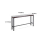 1/6/11 Pieces Industrial Rectangular Pub Table Set Solid Wood Counter Table Set Clearhalo 'Bar Furniture' 'furn' 'furn_home_bar_bar_sets' 'Furniture' 'Home Bars & Bar Sets' 'home_bar_bar_sets' 'Kitchen & Dining Furniture' 5797468