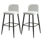 Industrial 1/2/4 Pieces Table and Stool Set Rectangle Indoor Stone Counter Height Set White 30"H Stools (Set of 2) Clearhalo 'Bar Furniture' 'furn' 'furn_home_bar_bar_sets' 'Furniture' 'Home Bars & Bar Sets' 'home_bar_bar_sets' 'Kitchen & Dining Furniture' 5797476