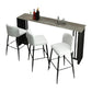 Industrial 1/2/4 Pieces Table and Stool Set Rectangle Indoor Stone Counter Height Set Clearhalo 'Bar Furniture' 'furn' 'furn_home_bar_bar_sets' 'Furniture' 'Home Bars & Bar Sets' 'home_bar_bar_sets' 'Kitchen & Dining Furniture' 5797479