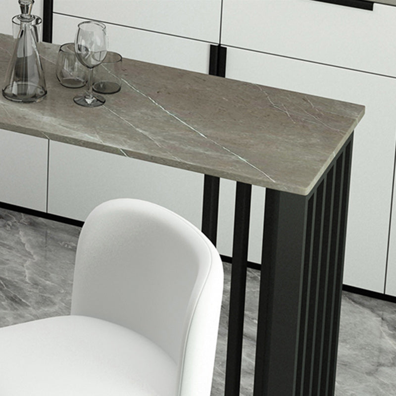 Industrial 1/2/4 Pieces Table and Stool Set Rectangle Indoor Stone Counter Height Set Clearhalo 'Bar Furniture' 'furn' 'furn_home_bar_bar_sets' 'Furniture' 'Home Bars & Bar Sets' 'home_bar_bar_sets' 'Kitchen & Dining Furniture' 5797481