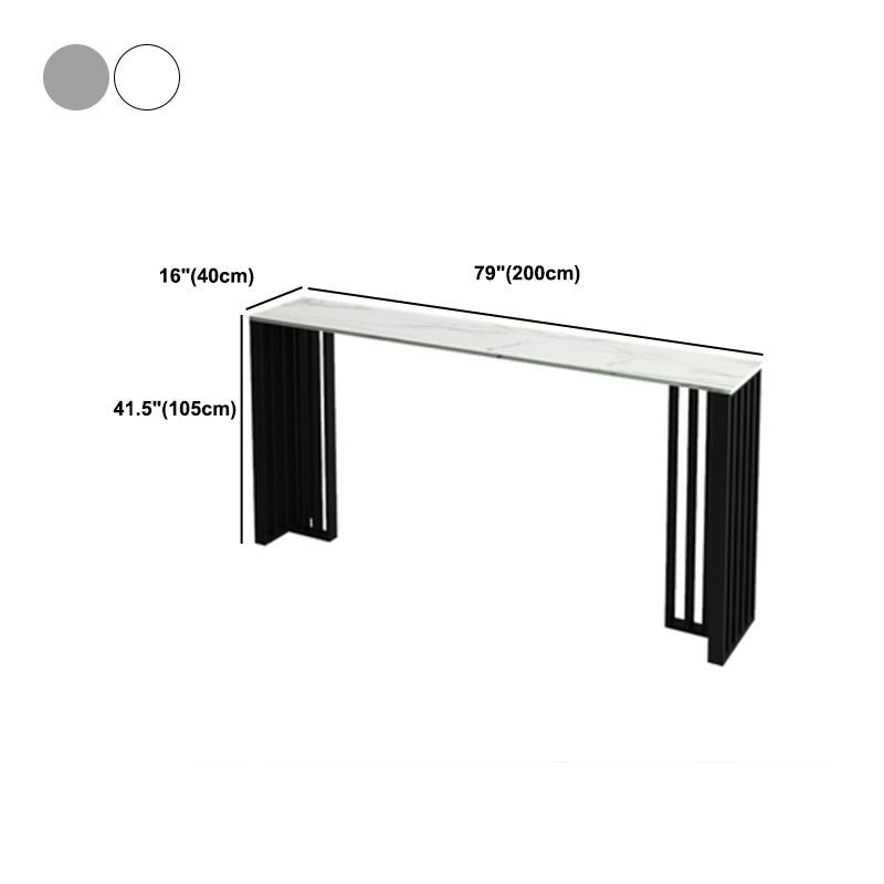 Industrial 1/2/4 Pieces Table and Stool Set Rectangle Indoor Stone Counter Height Set Clearhalo 'Bar Furniture' 'furn' 'furn_home_bar_bar_sets' 'Furniture' 'Home Bars & Bar Sets' 'home_bar_bar_sets' 'Kitchen & Dining Furniture' 5797491