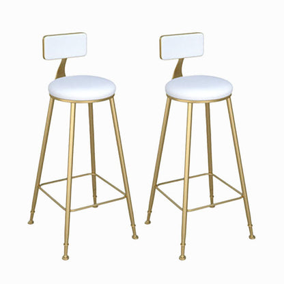 Ensemble de table de bar contemporain 1/2/3 pièces Table de bar rectangulaire en pierre avec tabourets hauts en métal