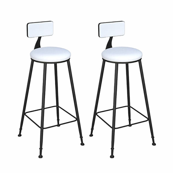 Ensemble de table de bar contemporain 1/2/3 pièces Table de bar rectangulaire en pierre avec tabourets hauts en métal