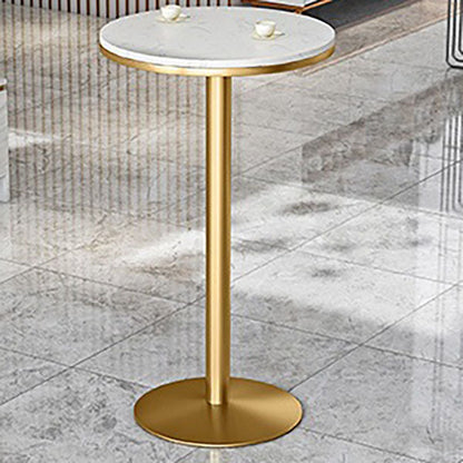 Glam Stone Bar Table Set 1/3 Pieces Round Counter Set for Home Use