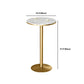Glam Stone Bar Table Set 1/3 Pieces Round Counter Set for Home Use