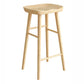 Modern Bar Table Set 1/3 Pieces Rectangle Pine Wood Counter Table for Milk Tea Shop