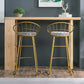 Modern Bar Table Set 1/3 Pieces Rectangle Pine Wood Counter Table for Milk Tea Shop
