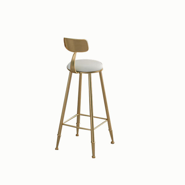 Luxurious Rectangular Pub Table Set 1/3 Pieces Stone Top Counter Table with High Stools White 30"H Stool (Single) Clearhalo 'Bar Furniture' 'furn' 'furn_home_bar_bar_sets' 'Furniture' 'Home Bars & Bar Sets' 'home_bar_bar_sets' 'Kitchen & Dining Furniture' 5797553