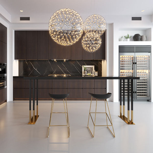 Industrial Style 1/2/3 Pieces Bar Table Set Rectangle Bar Table with High Wood Stools Clearhalo 'Bar Furniture' 'furn' 'furn_home_bar_bar_sets' 'Furniture' 'Home Bars & Bar Sets' 'home_bar_bar_sets' 'Kitchen & Dining Furniture' 5797596