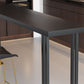 Industrial Style 1/2/3 Pieces Bar Table Set Rectangle Bar Table with High Wood Stools Clearhalo 'Bar Furniture' 'furn' 'furn_home_bar_bar_sets' 'Furniture' 'Home Bars & Bar Sets' 'home_bar_bar_sets' 'Kitchen & Dining Furniture' 5797600