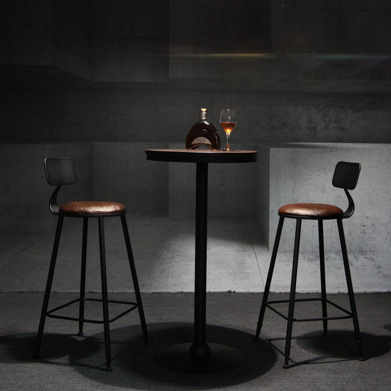 Ensemble de table de bar en bois industriel, ensemble de comptoir fixe 1/2/3/4/5 pièces