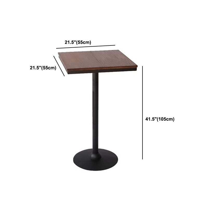 Ensemble de table de bar en bois industriel, ensemble de comptoir fixe 1/2/3/4/5 pièces