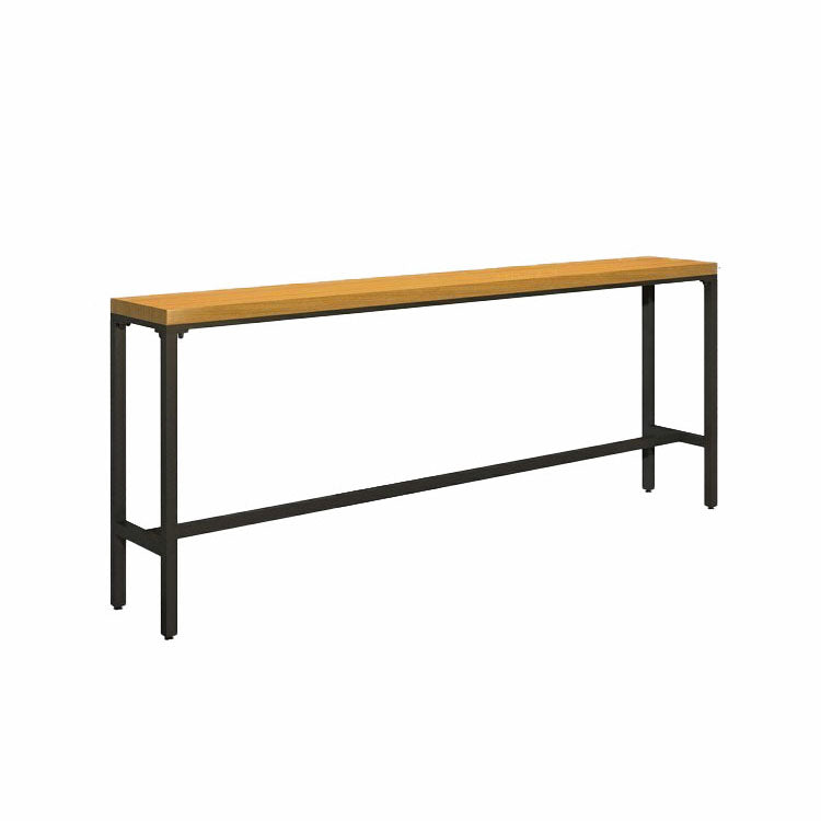 Industrial Style 1/6/11 Pieces Bar Table Set Rectangle Pine Wood Counter Table for Cafe Clearhalo 'Bar Furniture' 'furn' 'furn_home_bar_bar_sets' 'Furniture' 'Home Bars & Bar Sets' 'home_bar_bar_sets' 'Kitchen & Dining Furniture' 5797647