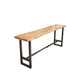Modern 1/9 Pieces Bar Table Set Rectangle Pine Wood Counter Table with Stools for Balcony Clearhalo 'Bar Furniture' 'furn' 'furn_home_bar_bar_sets' 'Furniture' 'Home Bars & Bar Sets' 'home_bar_bar_sets' 'Kitchen & Dining Furniture' 5797670