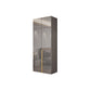 Contemporary Style Wood Wardrobe Gray Colour 1-Drawer Wardrobe Closet for Home Armories & Top Cabinet Clearhalo 'Armoires & Wardrobes' 'armoires_wardrobes' 'Bedroom Furniture' 'furn' 'furn_armoires_wardrobes' 'Furniture' 5797702
