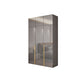 Contemporary Style Wood Wardrobe Gray Colour 1-Drawer Wardrobe Closet for Home 47"L x 22"W x 79"H Armories & Top Cabinet Clearhalo 'Armoires & Wardrobes' 'armoires_wardrobes' 'Bedroom Furniture' 'furn' 'furn_armoires_wardrobes' 'Furniture' 5797707