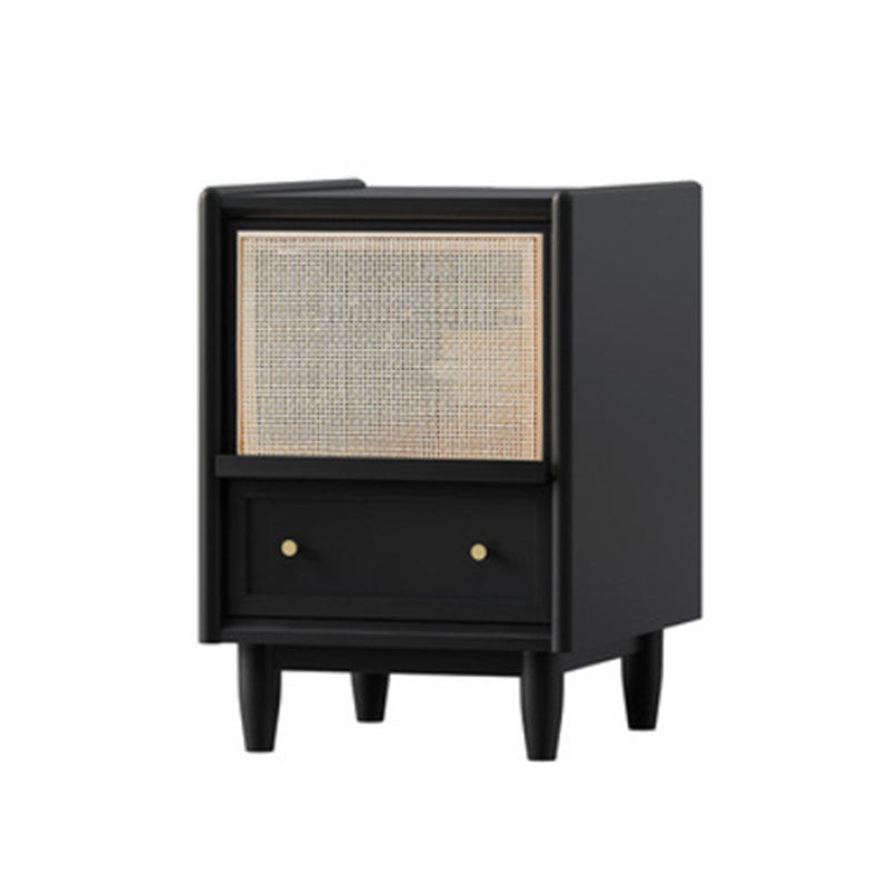 Zeitgenössischer Bett Nachttisch 2 Schubladen Akzenttisch Nachttisch