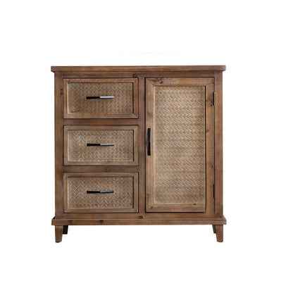 Cassa di stoccaggio tradizionale americano in difficoltà in legno.