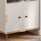 Horizontale houten combo dressoir eigentijdse borst met deur